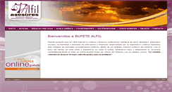 Desktop Screenshot of alfilasesores.com